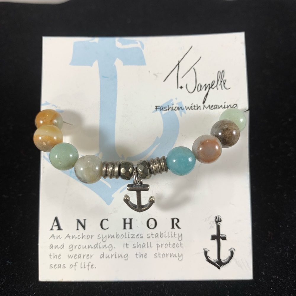 T. Jazelle Anchor Bracelet